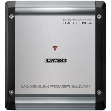 Kenwood KAC-M1814 400 Watt Class D Compact 4 Channel Car Amplifier NEW KACM1814